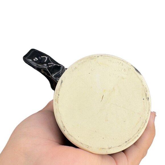 Hand Made Studio Art Pottery Coffee Cup Mug Marked Beeds Pottery Drip Glaze Larg - Picture 5 of 13